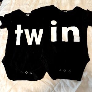 twin Onesies (set)